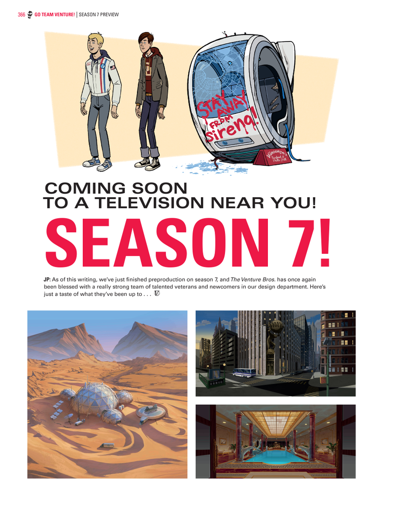 Teasers for season seven of Venture Bros.